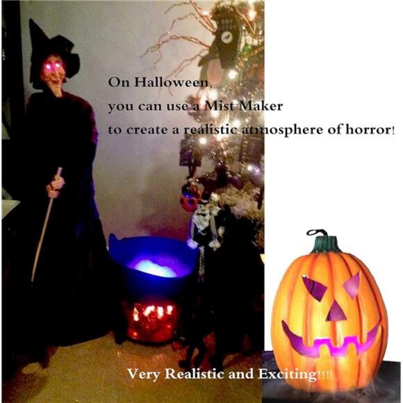 400mL/H Original Mini Mist Maker Fogger Water Pond Garden Fountain Fogger - Picture 6 of 7